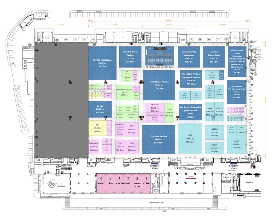 Floor Plan Hall 9-11
